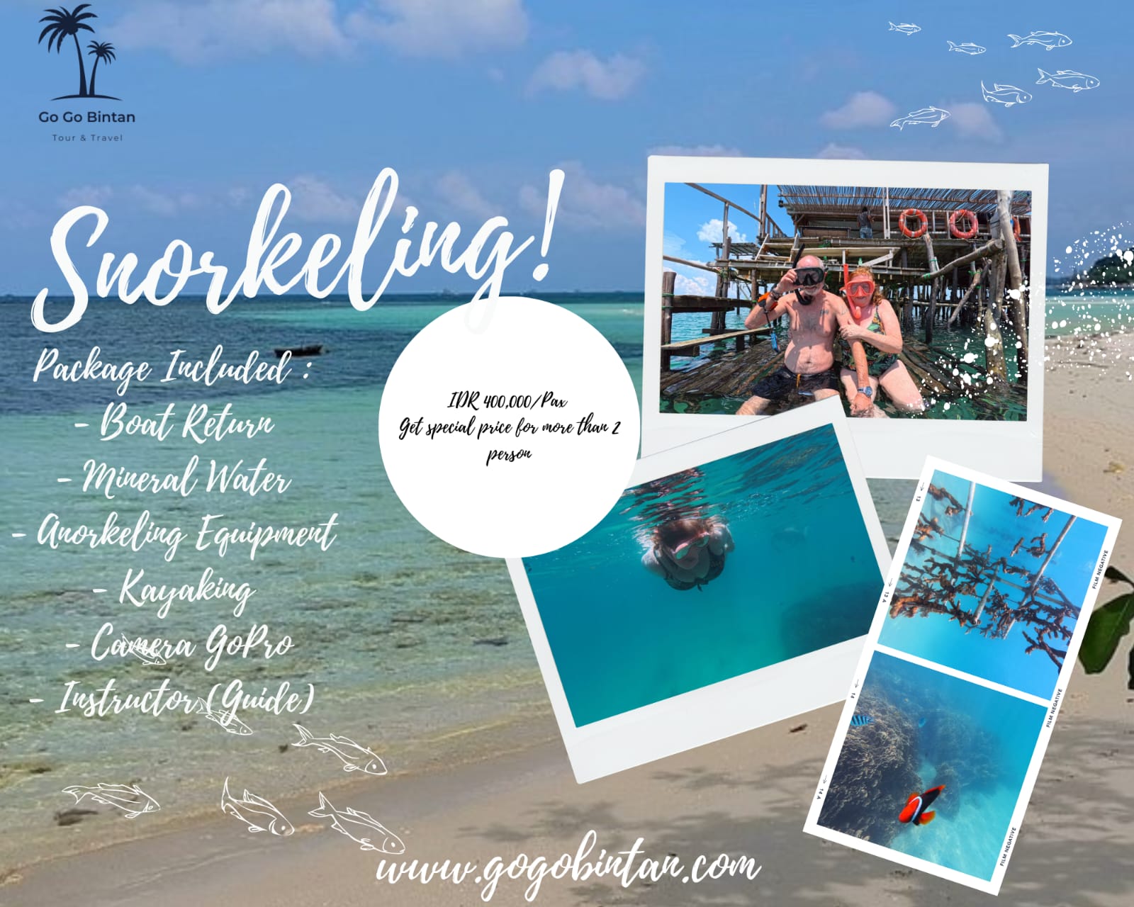 Snorkling at Bintan Lagoi